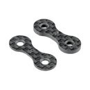 X4 REAR ROLL-CENTER CARBON SPACER 1+2MM (1+1)