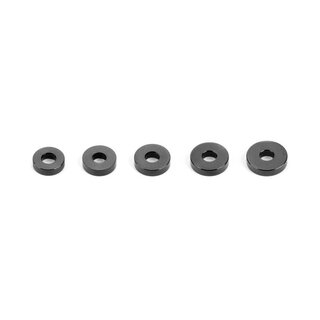 SET OF ALU STEERING LOCK SHIMS (3x7/7.5/8/8.5x2MM)