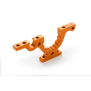 T4F Alu Bulkhead unten - einstellbar -vorne links - Orange