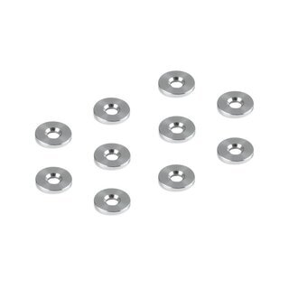 ALU SHIM 3x9x1.0MM - DEEPER COUNTERSUNK (10)