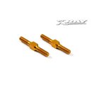 Gewindestangen L/R 26mm, hinten, Alu orange