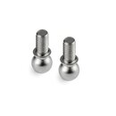 X4 PIVOT BALL 4.9MM WITH M3x5.5MM THREAD - HUDY SPRING STEEL