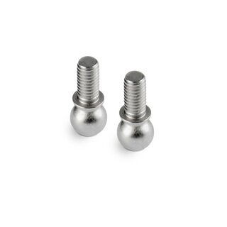 X4 PIVOT BALL 4.9MM WITH M3x6.5MM THREAD - HUDY SPRING STEEL