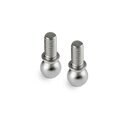 X4 PIVOT BALL 4.9MM WITH M3x6.5MM THREAD - HUDY SPRING STEEL