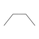 X4 Stabilisator 1,4mm, hinten