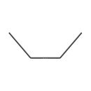 X4 ANTI-ROLL BAR AAM - ABOVE ARM MOUNT - REAR 1.3MM