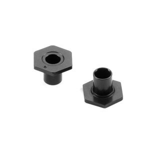 X4 ALU WHEEL HUB - SPRING CLIP - OFFSET +0.5MM (2)