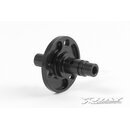 Mittelwelle mit integriertem Zahnradadapter Schwarz