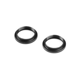 XLP ALU SHOCK ADJUSTABLE NUT - BLACK (2)