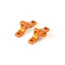 SLVR Obere Alu Bulkhead Klammern - ORANGE (2 Stck)