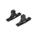 Aluhalter hinten oben, schwarz -SWISS 7075 T6 (L+R)