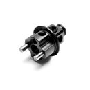 Alu Bremsscheibenmitnehmer schwarz, 7075 T6 Alu