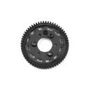 Zweigang-Zahnrad 60Z (1ter Gang), Kohlefaser