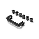 Halter fr Querlenker oben rechts Aluminium Set