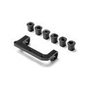 Halter fr Querlenker oben links Aluminium SWISS 7075 T6 Set