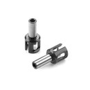 FRONT ONE-WAY AXLE OUTDRIVE ADAPTER 27MM - LIGHTWEIGHT (2)