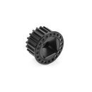 ALU CENTER BELT PULLEY 20T - HARD COATED - SWISS 7075 T6