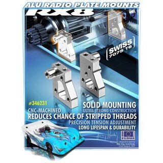 Radioplattenbefestigungsbolzen Aluminium