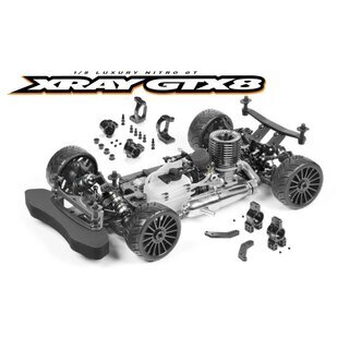 GTX24 - 1/8 LUXURY NITRO ON-ROAD GT CAR + FX G501 TUNED COM