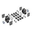 XB8 ALU REAR UPRIGHTS - MULTI-ADJUSTABLE - SET