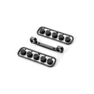 XB8 Achsen Halter vo ob Alu 6 mm