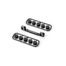 XB8 Achsen Halter vo ob Alu 6 mm