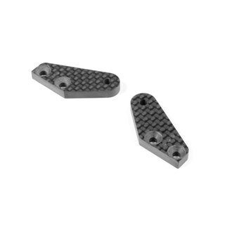 XB8 CARBON STEERING PLATE - 3 DOTS (1+1)