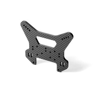 XB8 Kohlefaser D�mpferbr�cke hinten 3,5mm - CNC Machined