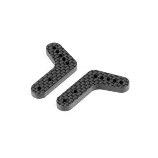 GT Graphite Roll Center Upright Platte hinten 4mm (2)