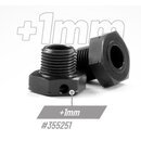 Radachse Achsversatz +1mm, Alu (gehrtet)