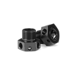ALU WHEEL AXLE OFFSET +3MM - LIGHTWEIGHT - BLACK COATED (2)