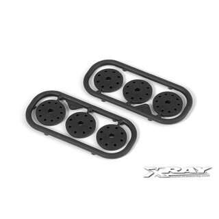 Dmpferkolbenplatten-Set 8-Loch 1.2 1.3 10-Loch 1.1mm