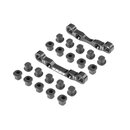 ALU REAR SUSPENSION HOLDERS - EXTRA HIGH ROLL CENTERS - SET