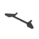 X12 CARBON REAR POD LOWER PLATE FOR 1-PIECE CHASSIS - FRONT
