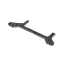 X10 CARBON REAR POD LOWER PLATE FOR 1-PIECE CHASSIS - FRONT