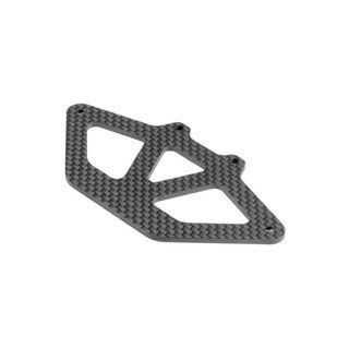 X10 CARBON BUMPER LOWER HOLDER FOR 1-PIECE CHASSIS