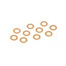 Alu Unterlegscheiben 5.3x7.8x0.5mm - ORANGE (10)