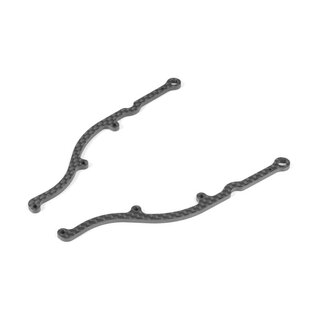 X1 CARBON SIDE BRACE FOR 1-PIECE CHASSIS (2)