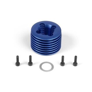 Blauer K�hlkopf inkl. Unterlagscheibe, (CNC-gefr�s