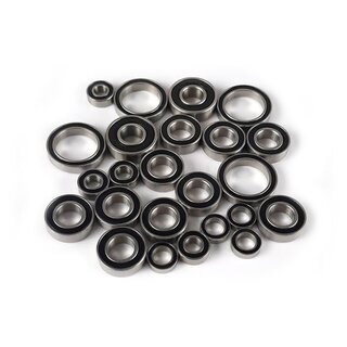 Kugellagersatz mit Gummidichtung, ge�lt, rostfrei (24)