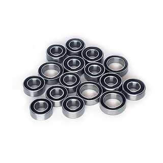 Kugellagersatz mit Gummidichtung, ge�lt, rostfrei (16)