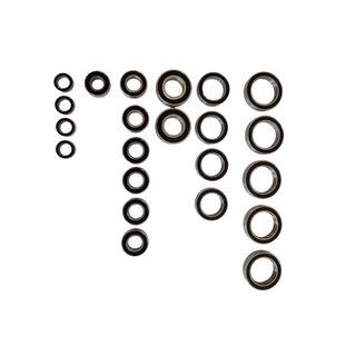 Kugellagersatz mit Gummidichtung, ge�lt, rostfrei (22)