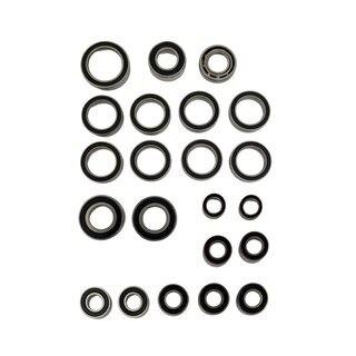 Kugellagersatz mit Gummidichtung, ge�lt, rostfrei (22)