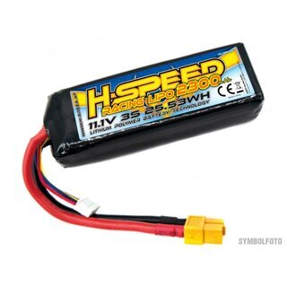 LiPo 2300mAh 11,1V mit XT60