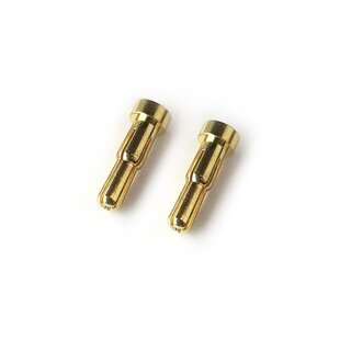 Goldkontaktstecker 4/5mm, L18mm (2)