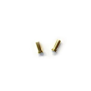 Goldkontaktstecker 5mm, 14mm (2)