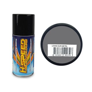 Lexan Spray Gun metal 150ml
