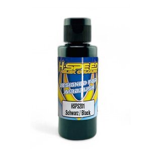 Lexan Airbrush Farbe 60 ml Schwarz / Black