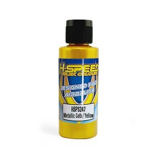 Lexan Airbrush Farbe 60 ml Metallic Gelb / Yellow