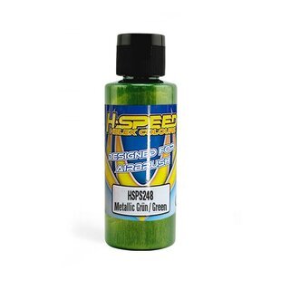 Lexan Airbrush Farbe 60 ml Metallic Gr�n / Green